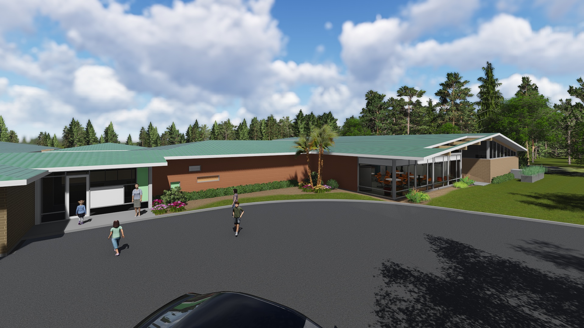 A Rendering Of Our New High School Building